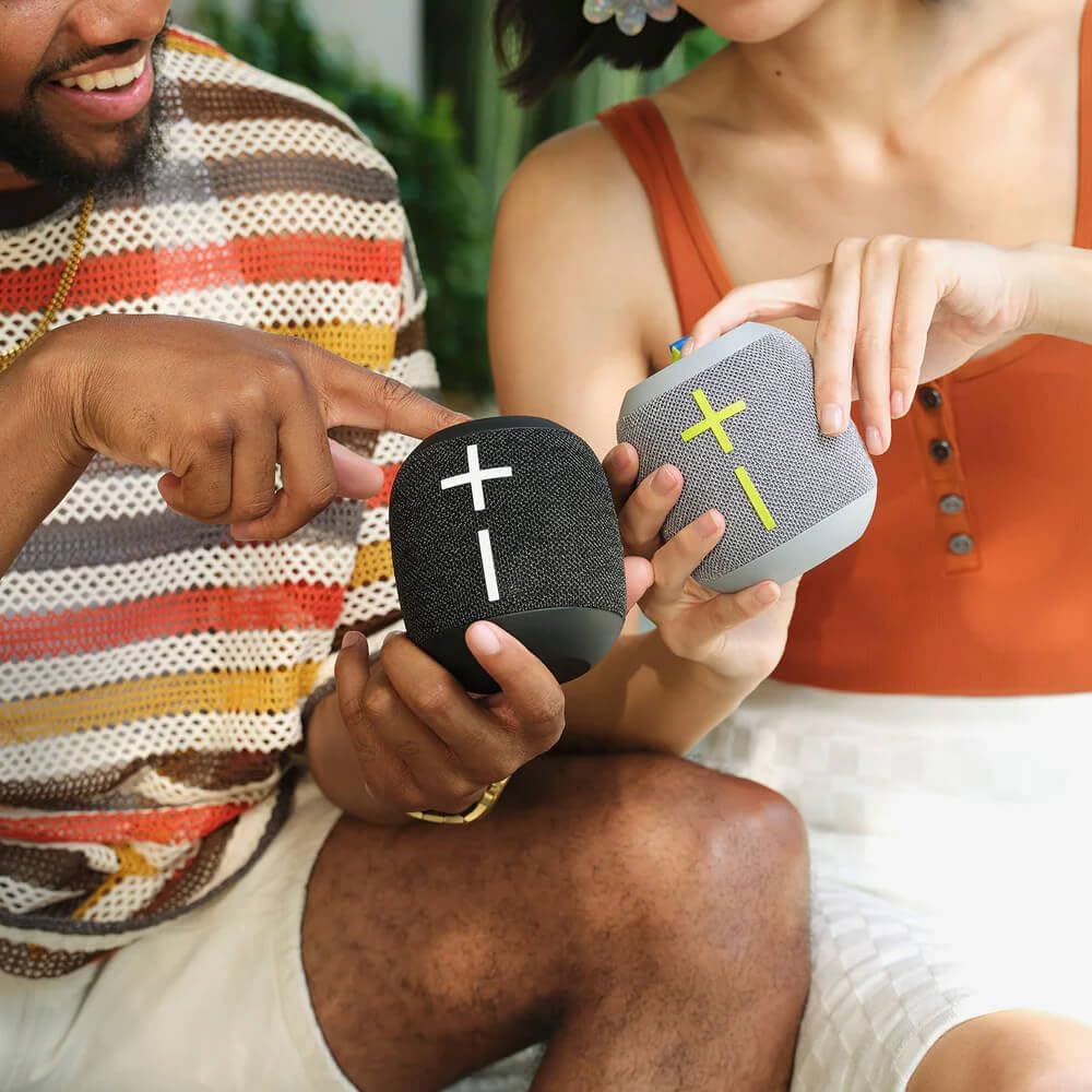 Ultimate Ears WONDERBOOM 4 Waterproof Bluetooth Outdoor Speakers with Big Bass & 360-Degree Sound, Dustproof Floating Wireless Speaker, 131ft Range - Black