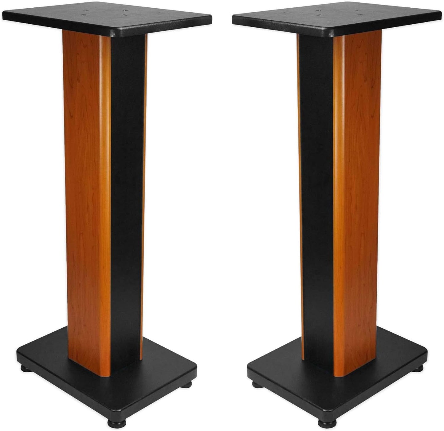 Rockville 28" 2-Tone Bookshelf Speaker Stands Surround Sound Home Theater (RHT28C)