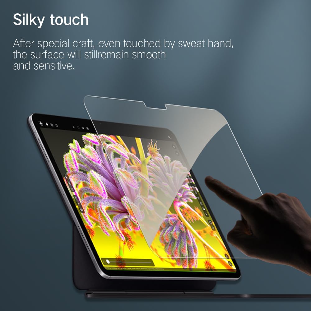 PERFECTSIGHT Anti Blue Light Screen Protector Compatible with iPad Air 13 Inch M3/M2 (7th/6th Generation, 2025/2024), Eye Protection Blue Light Filter, 1 Pack Anti Fingerprint Tempered Glass