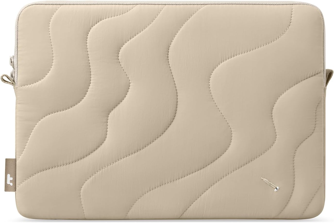 tomtoc 360 Protective Puffy Laptop Sleeve for 13-inch MacBook Air M4(2025)/M3/M2/M1 A3240 A3113, MacBook Pro M2/M1, iPad Air (M3/M2)/Pro M4, Quilted Soft Puffer Bag for 13-inch Surface Pro Copilot+PC