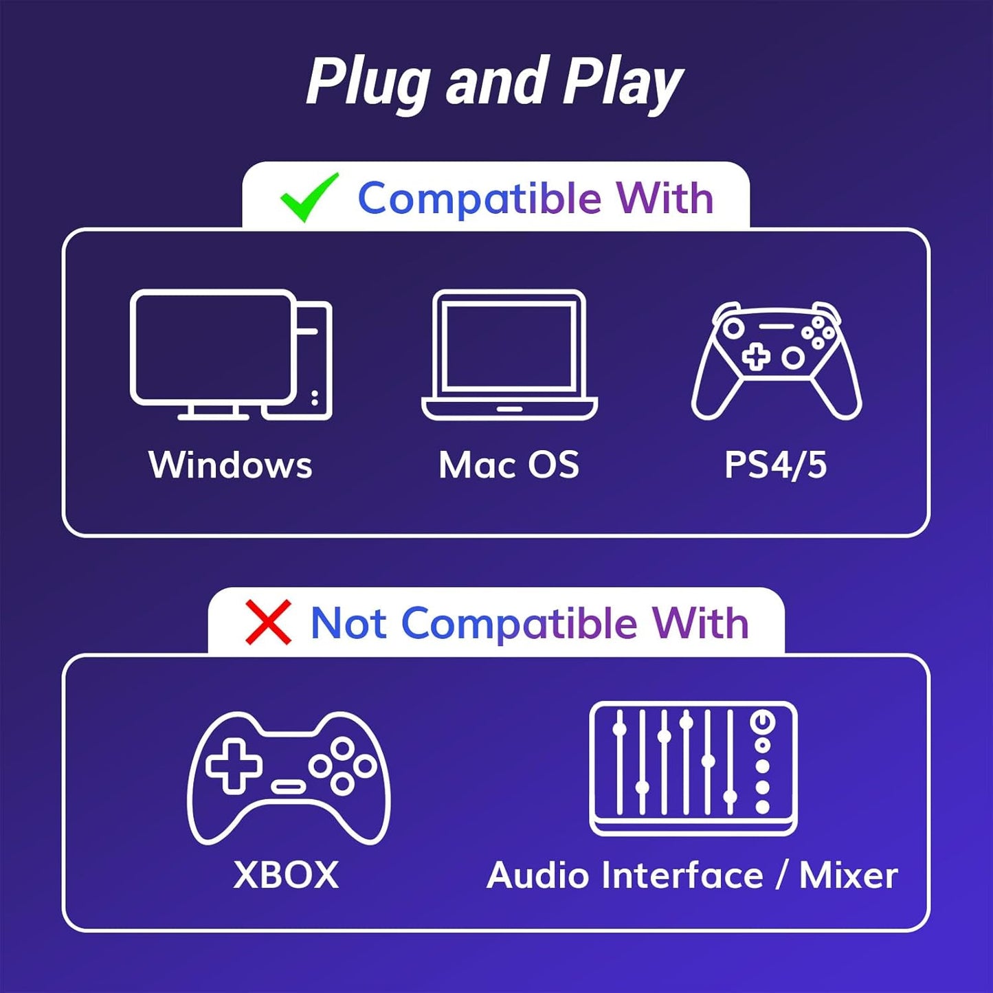 TONOR USB Gaming Microphone, RGB Streaming Microfono Set, PC Podcast Recording Computer Mic for PS4/5, Discord, Twitch, Cardioid Condenser Mic with Adjustable Boom Arm Stand TC30S+