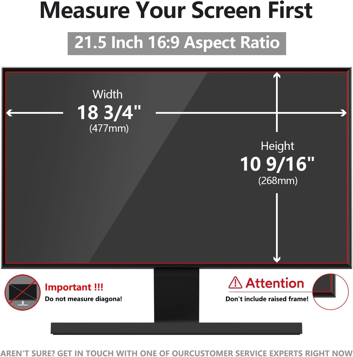 21.5 Inch Computer Privacy Screen Shield [2 Pack] for 16:9 Widescreen Desktop Monitor - Anti-Glare Blue Light Privacy Filter and Anti Spy Privacy Screen Protector Film