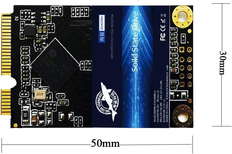 SSD mSATA 250GB Dogfish Internal Solid State Drive High Performance Hard Drive for Desktop Laptop SATAIII 6Gb/s Includes SSD 32GB 60GB 64GB 120GB 128GB 240GB 250GB 480GB 500G 1TB (250GB MSATA)