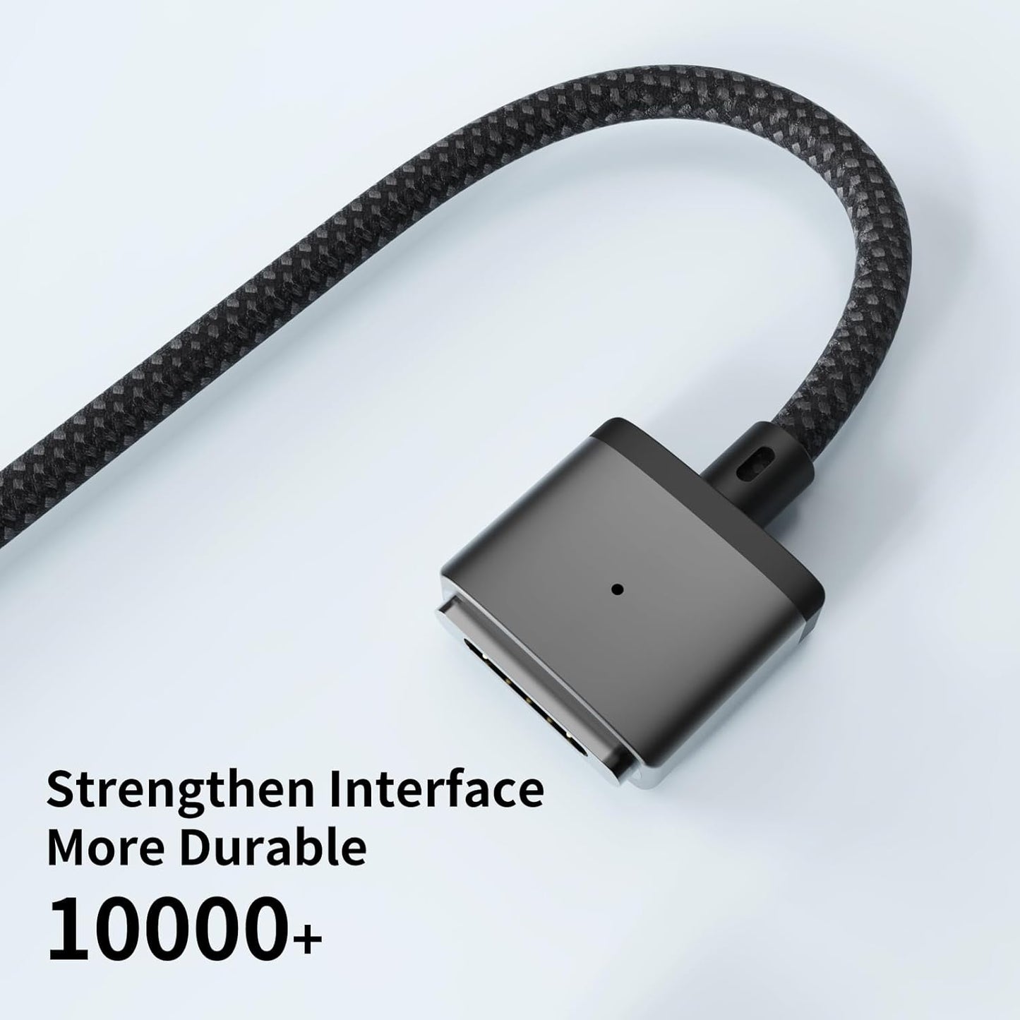 USB-C to Magnetic 3 Cable 140W for M4 MacBook Air Pro Charger, Magnetic Safe 3 Cable for MacBook Air (15''/13'' M4 2025, M3 2024, M2 2023, M2 2022), Pro (16"/14" 2024/2023/2021) 6.6ft