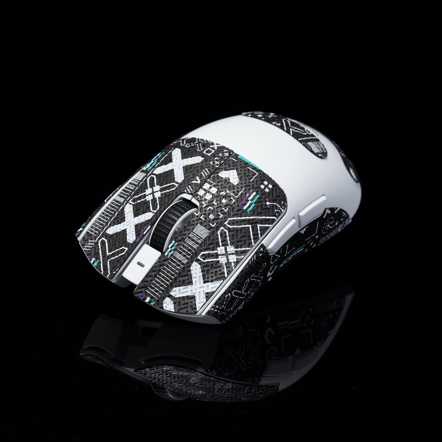 Grip Tape for Razer Viper V3 Pro - Anti-Slip,Enhanced Control, Sweat Resistance,Improves FPS Gaming Grip & Mouse Protection [Pre-Cut] EVA White Purple