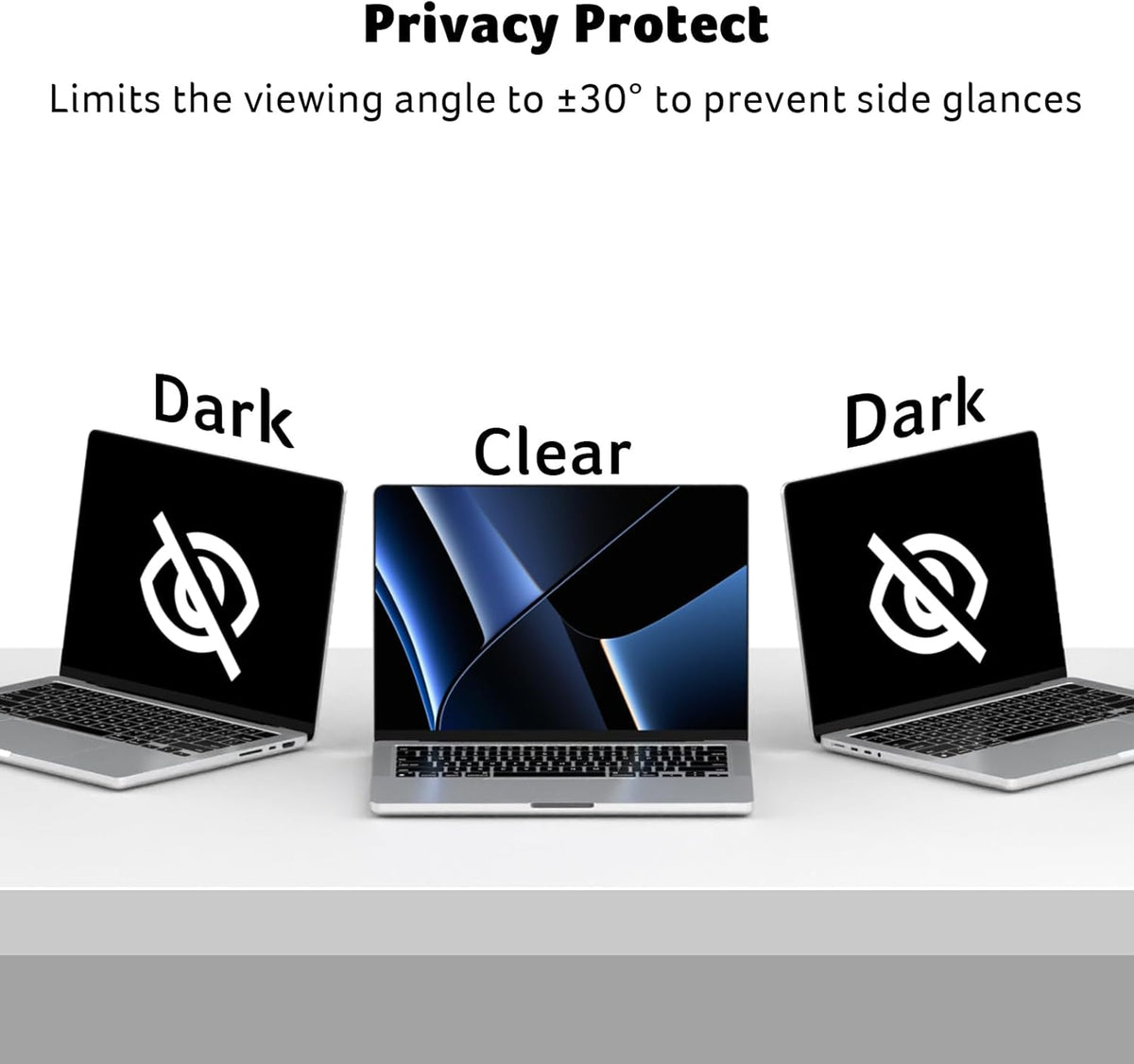 acer [2 Pack] Laptop Privacy Screen for MacBook Pro 14 Inch (2021-2024 M1, M2, M3, M4), Eye Protection Anti Spy/Glare Blue Light Computer Monitor Privacy Filter, Dual-Sided Magnetic & Removable