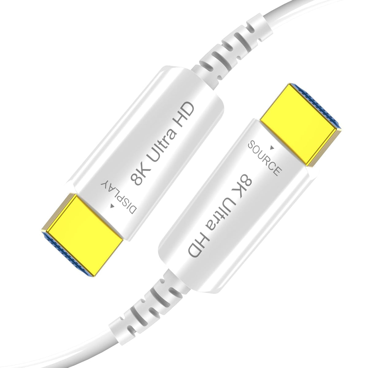 8K Fiber Optic HDMI Cable 6 FT, 8K@60Hz 4K@240Hz, Thin Extra Long HDMI Cable 48Gbps Ultra High Speed, Dynamic HDR, eARC, HDCP 2.2&2.3, 3D, Compatible for PS4/5/Xbox/TV/Laptop/Monitor