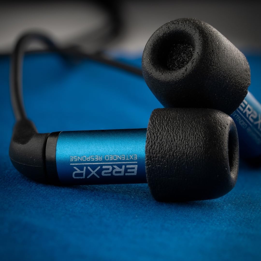 Comply 100 Core Series | Memory Foam Replacement IEM Ear Tips for Etymotic, Westone, Klipsch & More | Superior Noise Isolation, Ultimate Comfort, Secure Fit | Black, Medium (3 Pairs)