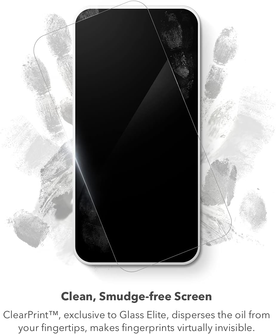 ZAGG InvisibleShield Glass Elite Anti-Glare Screen Protector for Apple iPhone 13 mini, 5X Shatter Protection, Anti-Microbial Treatment, Anti-Fingerprint Technology, Easy to Install