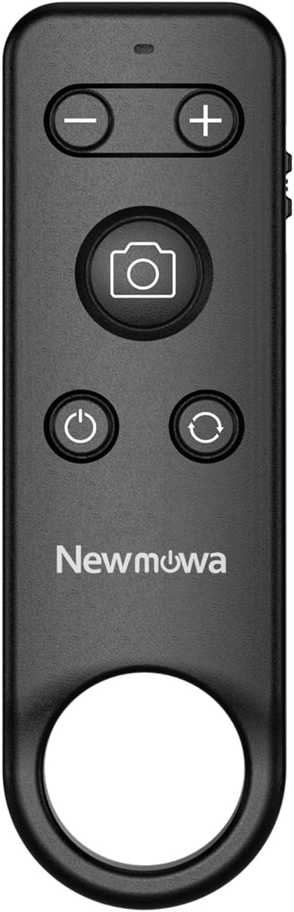 Newmowa Phone Wireless Bluetooth Remote Control, Support Video Photo Shooting/Zooming/Lens Switching, Rechargeable Remote Shutter for Selfie Vlog, ONLY Compatible with iPhone(iOS 15 Above)