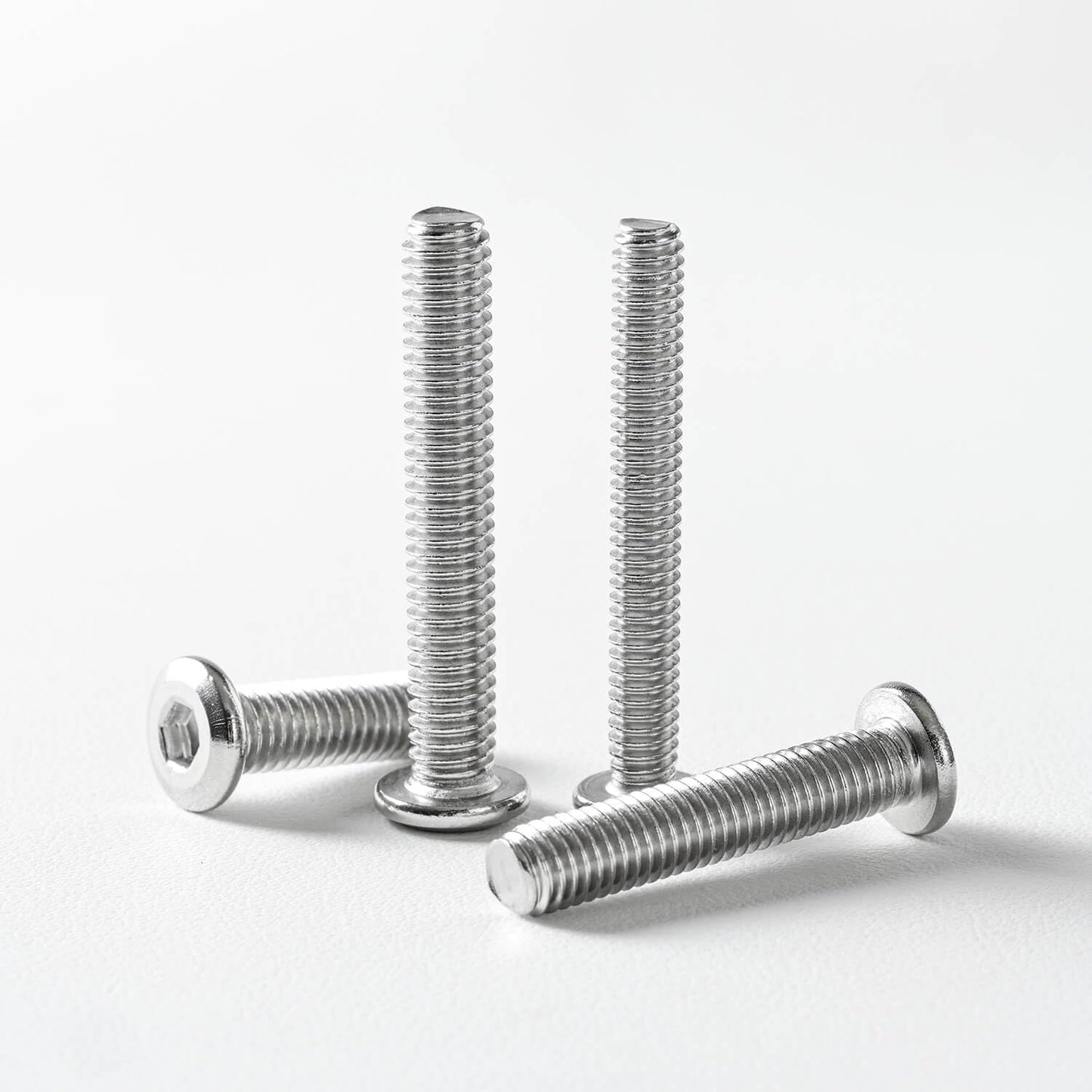 5/16-18 x 1" (20 Pack) Flat Head Hex Socket Cap Screws Bolts, 304 Stainless Steel 18-8, Hex Drive, Bright Finish, Fully Machine Thread