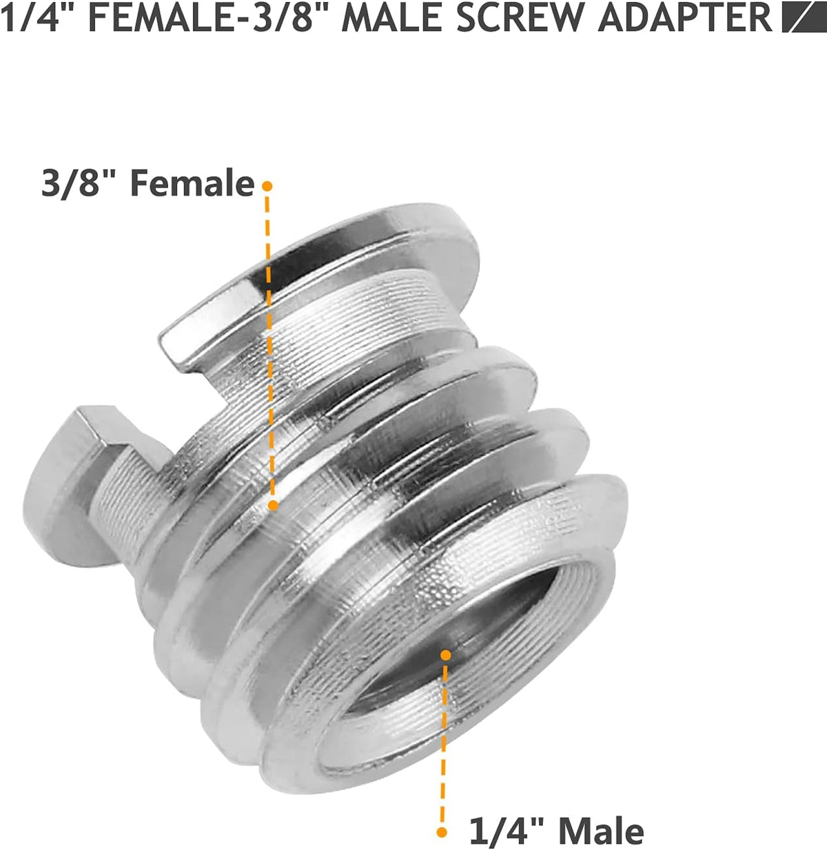 12 Pcs 1/4" & 3/8" Camera Screw Adapter Set - DSLR, GoPro, Flash & Light Stand Mounts