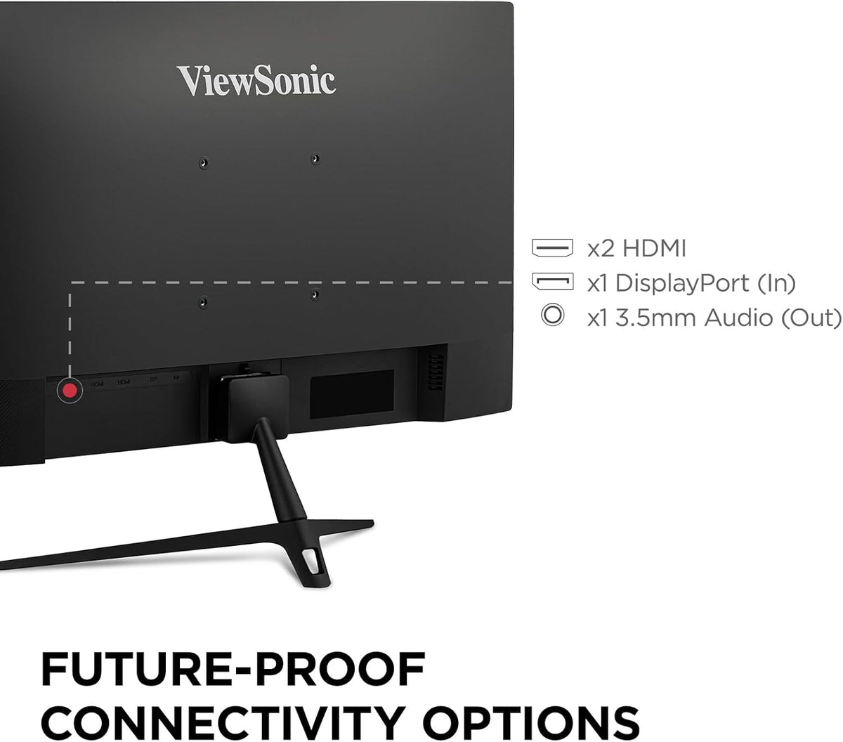 ViewSonic VX2428A 24 Inch 1080p 0.5ms 180Hz IPS Gaming Monitor with FreeSync, HDMI 1.4, and DisplayPort Inputs