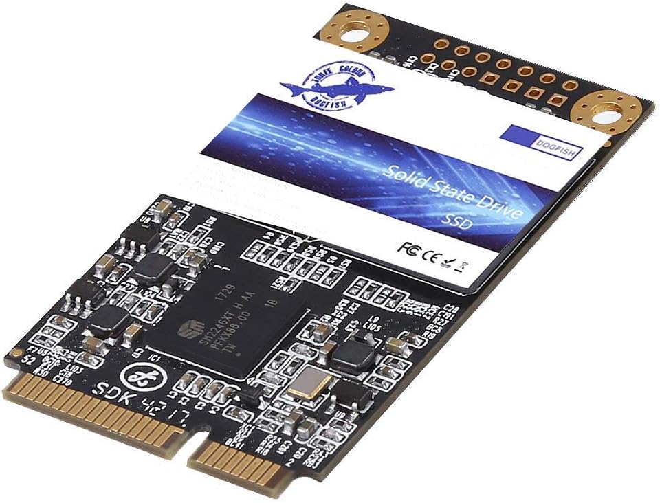 Dogfish Msata 250GB Internal Solid State Drive Mini Sata SSD Disk Drive High Performance Hard Drive for Desktop Laptop Notebook (MSATA, 250GB)
