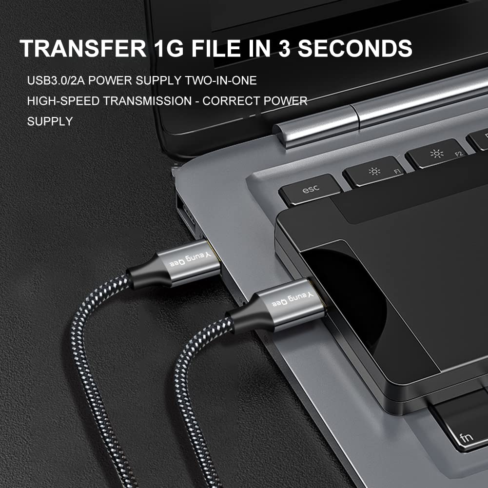 USB 3.0 A to A Male Cable 15 ft,Super Speed Type A Male to Male Cable USB 3.0 Double End USB Cord for Hard Disk, Cameras,Laptop Cooler, DVD Player and More (15FT/5M)