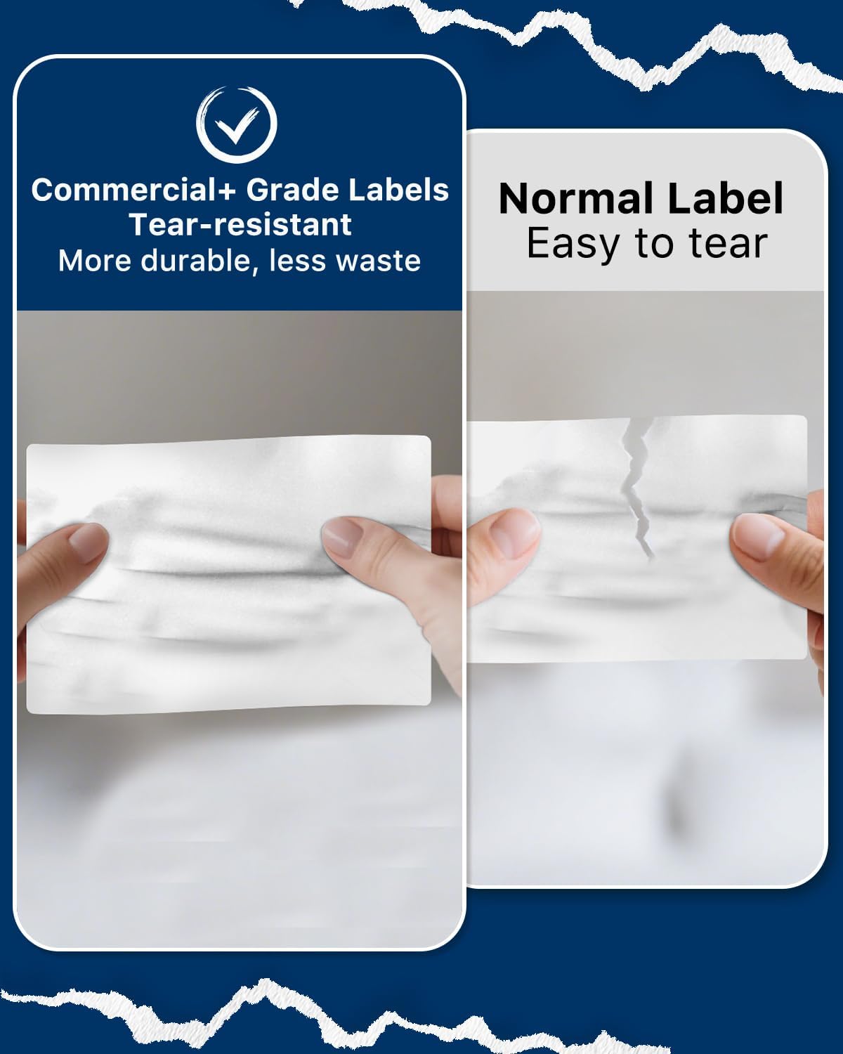 iEager 4x6 Inch Thermal Labels, White Shipping Label Stickers, Commercial+ Grade Thermal Printer Sticker, 180 Labels/Pack