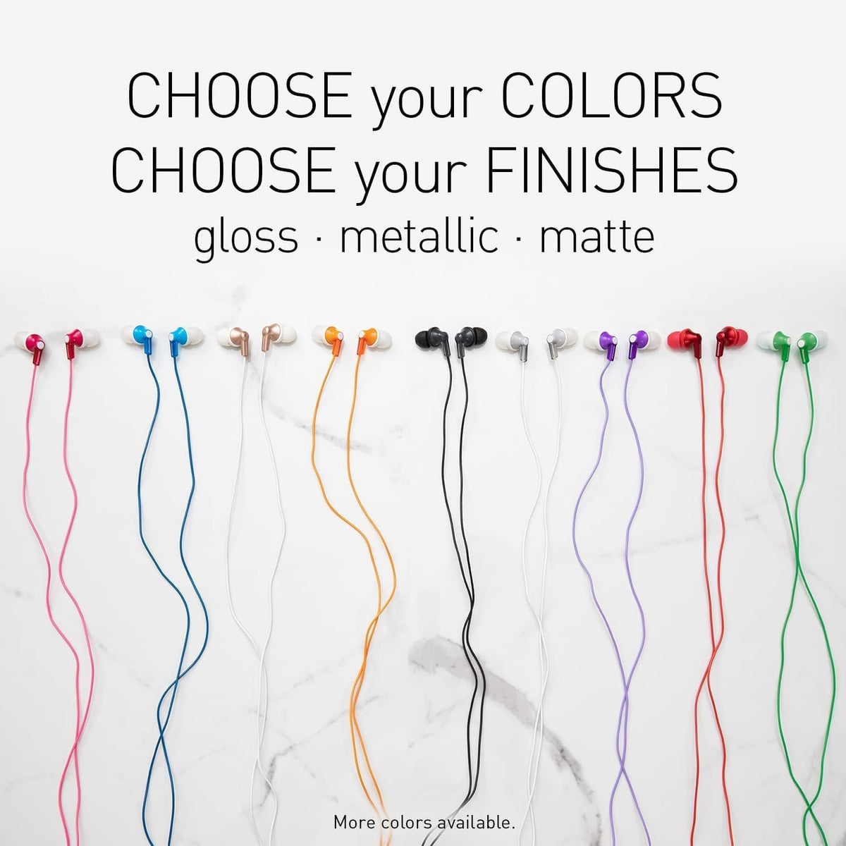 Panasonic ErgoFit Wired Earbuds, 3.5mm Jack In-Ear Headphones Wired with Dynamic Crystal-Clear Sound and Ultra Soft Ergonomic Custom-Fit Earpieces (S/M/L), for Phones and Laptops - RP-HJE120-P (Pink)