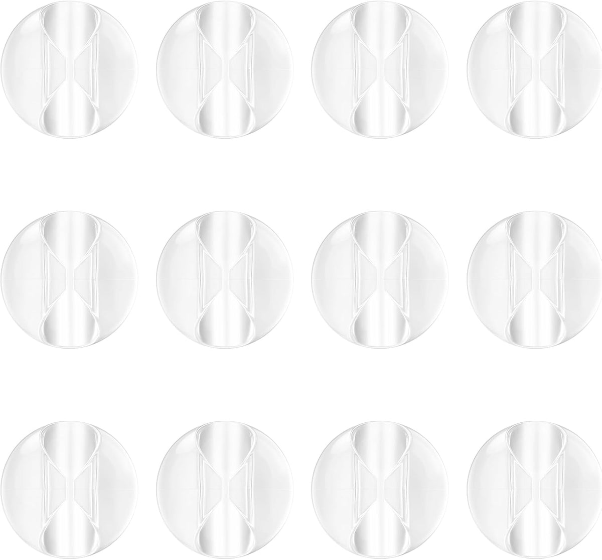 12 Pack Cable Clips, Znben Clear Cord Organizer Holder Adhesive Cord Management Charger Wire Holder Clips for Desk, Home, Office, Car, Cubicle, Nightstand