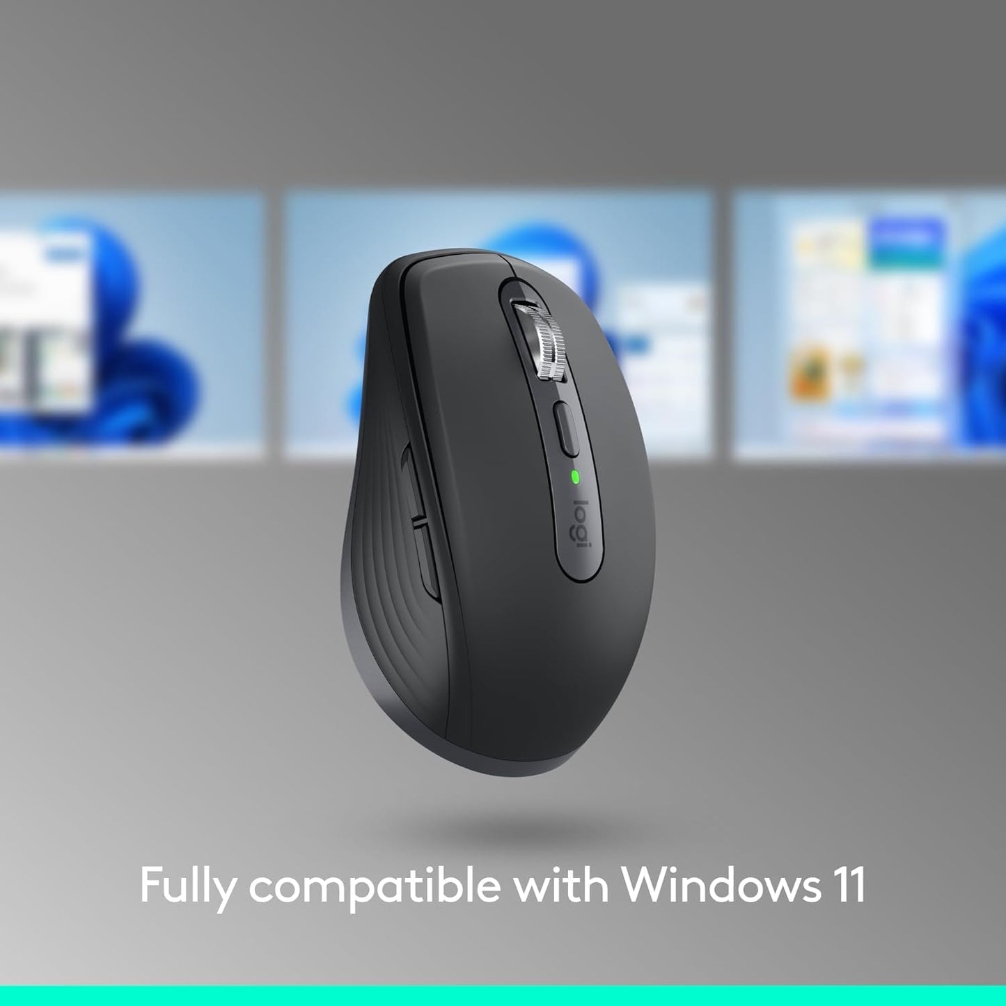 Logitech MX Anywhere 3S Compact Wireless Mouse, Fast Scrolling, 8K DPI Any-Surface Tracking, Quiet Clicks, Programmable Buttons, USB C, Bluetooth, Windows PC, Linux, Chrome, Mac - Graphite