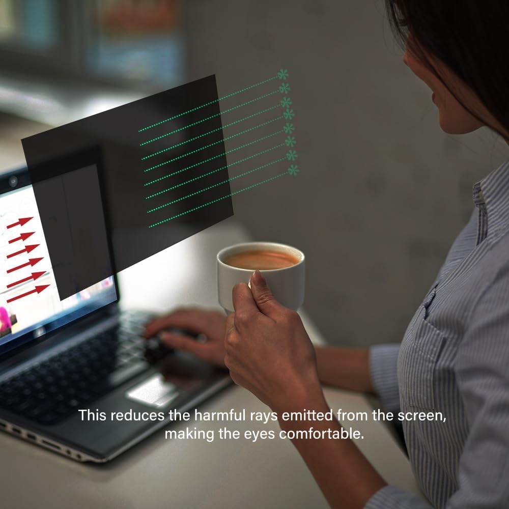 17 Inch 5:4 Computer Privacy Screen Filter - Be Careful! This Model is not for laptops but for desktops only.