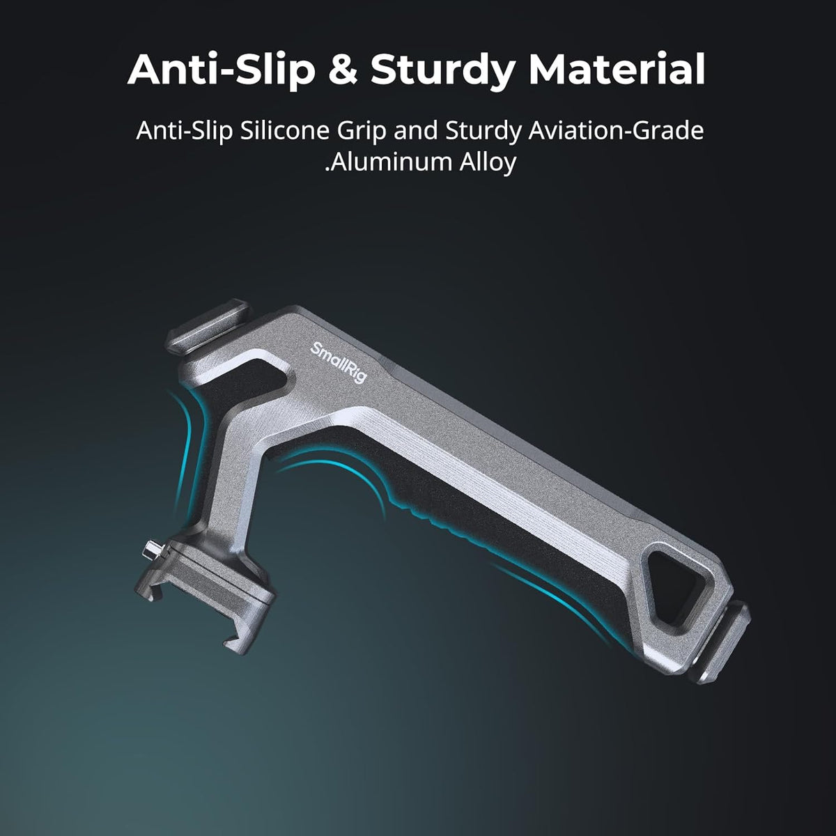 SmallRig Quick Release Top Handle with Quick Release Slider, Two-Way Smooth Installation, Ergonomic Design, 15kg Max. Load, Built-in Multiple Mounting Points, HawkLock H21-4483