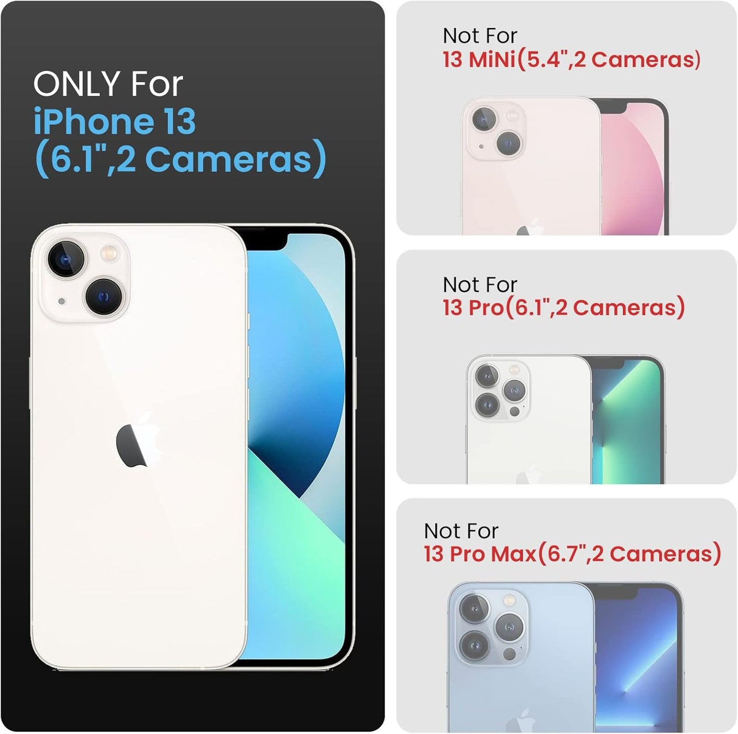FireNova Designed for iPhone 13 Case, Silicone Upgraded [Camera Protection] Phone Case with [2 Screen Protectors], Soft Anti-Scratch Microfiber Lining Inside, 6.1 inch, Alpine Green