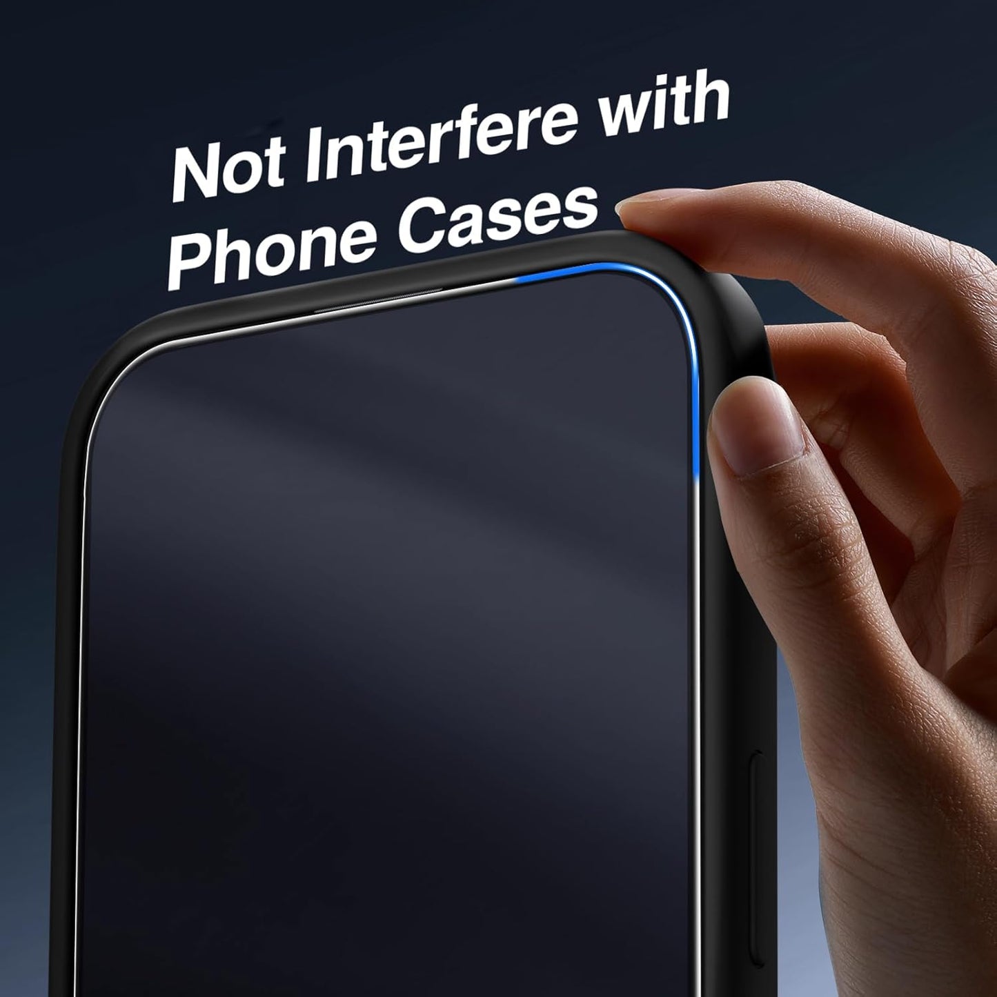 SMARTDEVIL 3 Pack Screen Protector for iPhone 16 Plus, Bubble-and-Dust-Free Box, HD Tempered Glass, Military Grade Shatterproof & Ultra Durable, Easy Installation