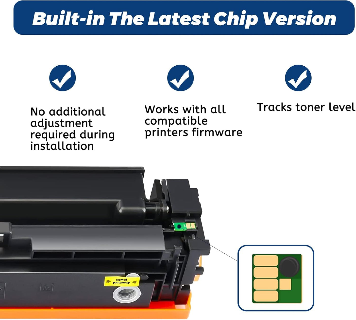 508A Yellow Toner Cartridge, Replacement Compatible for HP M553 508 A 508X CF362A CF362X for Color Enterprise M553dn M553n M553x MFP M577 M577z M577dn M577f M577c Printer (1-Pack)