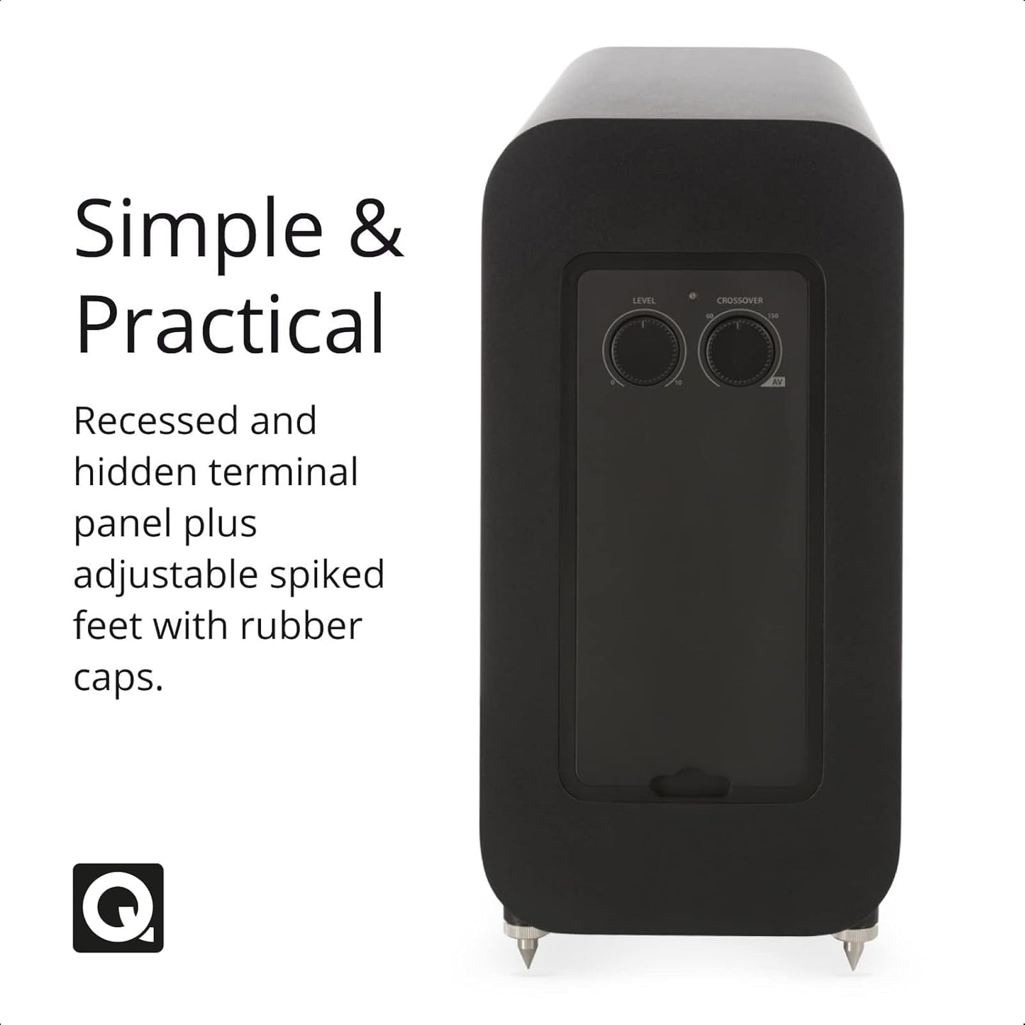 Q Acoustics 3060S Active Subwoofer (Satin Black)