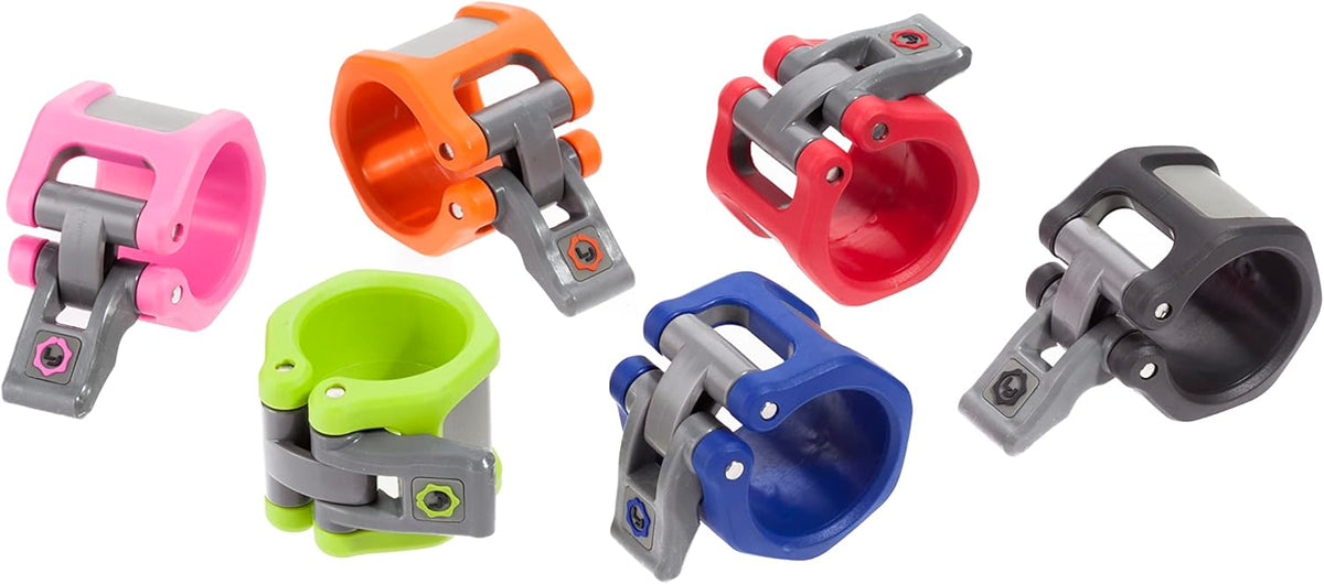 Lock-Jaw HEX 50mm / 2" Olympic Barbell Collar (Blue)