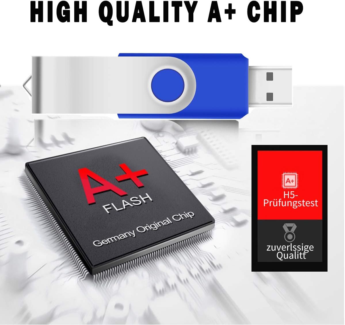 200 Packs of 128MB (Not 128GB) Flash Drives Bulk EASTBULL Flash Drives Pack 128MB USB2.0 Thumb Drives Bulk with Strings (200PCS)