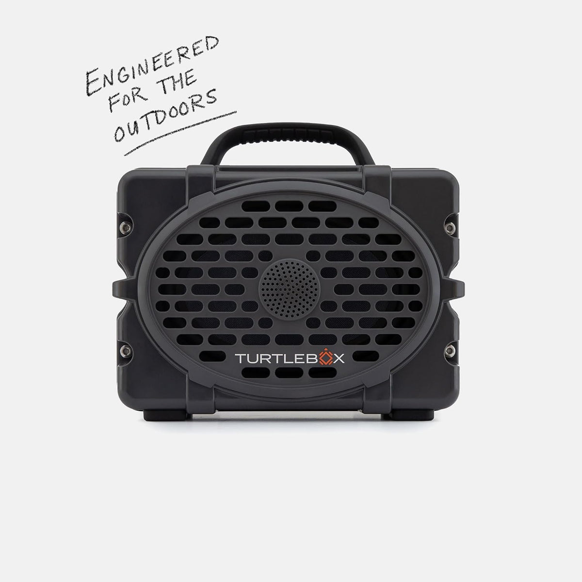 Turtlebox Original Gen 3: Portable Outdoor Bluetooth Speaker – Ultra-Loud (120dB), Waterproof (IP67), Rugged, Impact-Resistant, 3-Day Battery | Party Mode: Unlimited Pairing Stereo, Gray/Navy