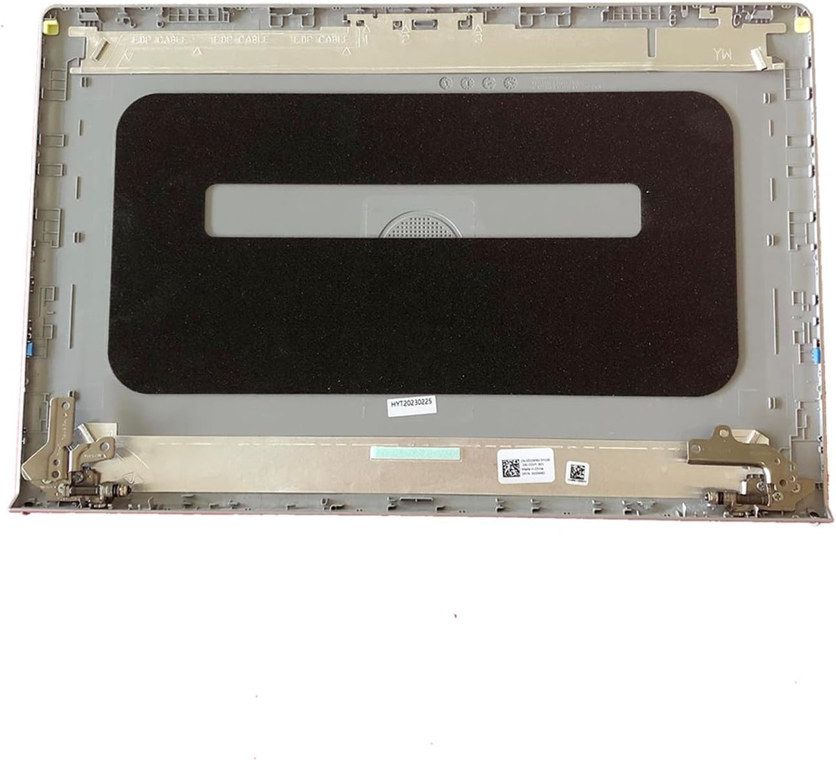 Replacement Laptop LCD Back Cover Top Case Rear Lid with Hinges and Front Bezel Frame for DELL Inspiron 15 3510 3511 3515 3250 3525 DDM9D 0DDM9D 9WC73 09WC73 Silver