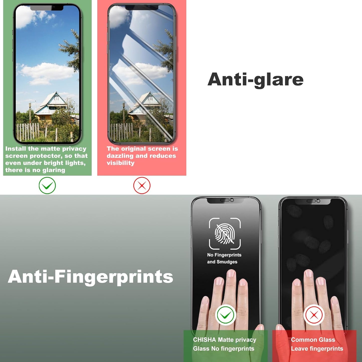 2 Pack Matte Privacy Screen Protector for iPhone 11 and iPhon XR 6.1-Inch Auto Dust Removal, No Bubbles,Anti-Spy Tempered Glass Film, Easy Installation