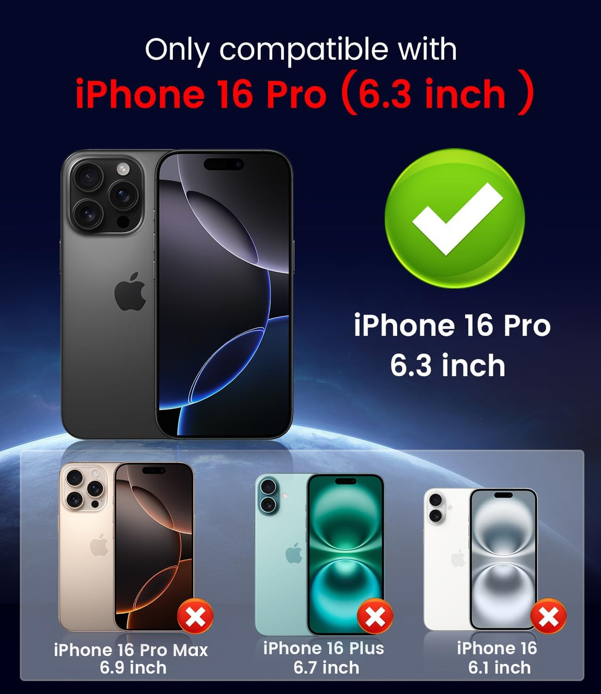 Magnetic for iPhone 16 Pro Case [Compatible with MagSafe][Built-in Camera Lens Protector] Slim Soft Silicone Bumper Shockproof Metallic Luster Phone Case (Green)