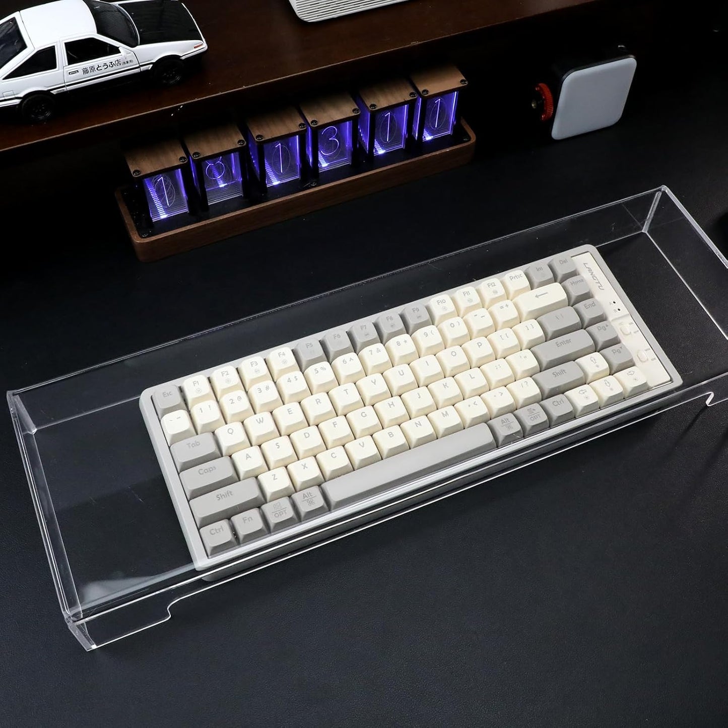 Cabilock Keyboard Cover Transparent Case- Proof: Monitor Storage Protector: Protector for Cat, in Touching - Bridge Standard Proof Accessories from Stand Size Acrylic Tablet Keyboard Dust Cover