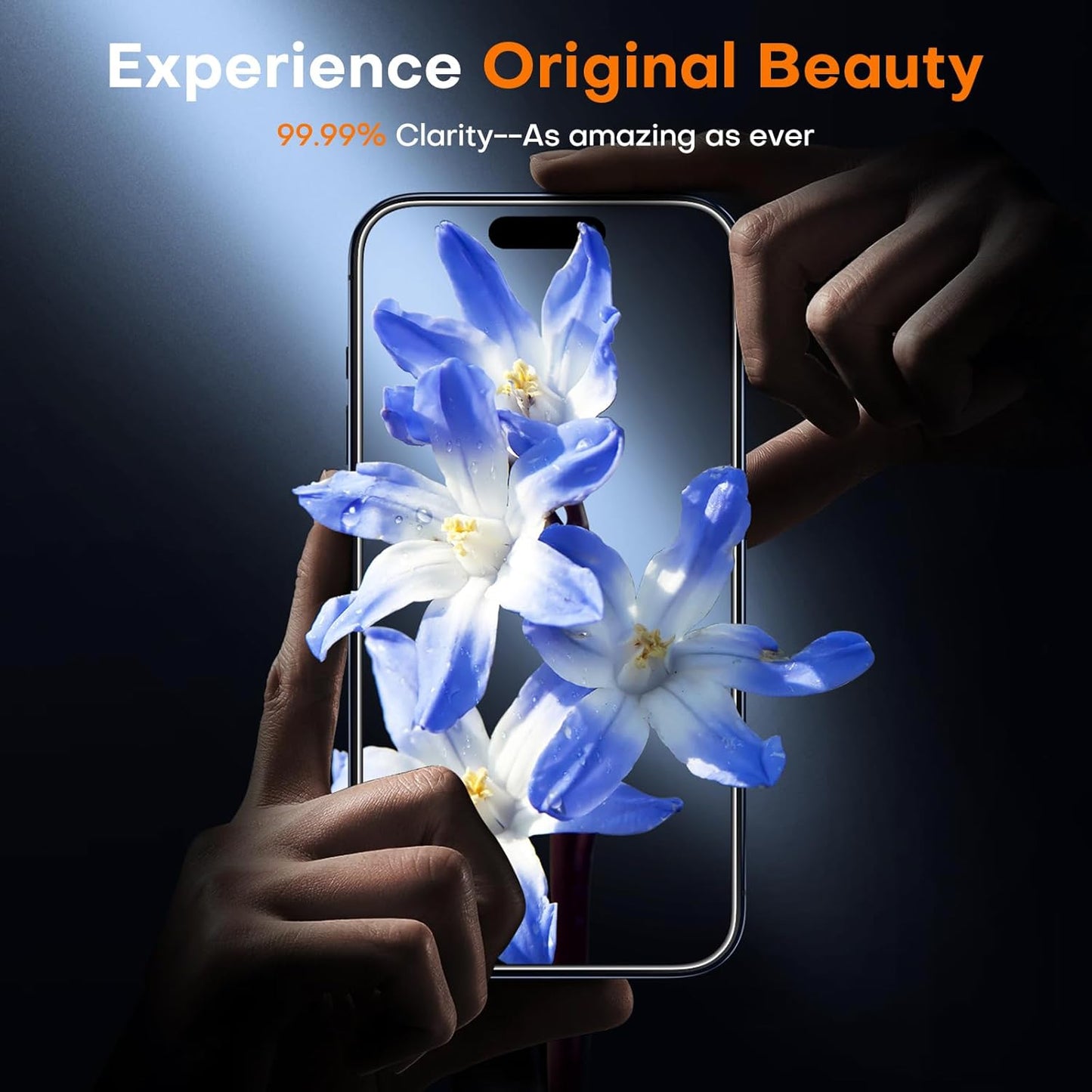 TOCOL for iPhone 13 Pro Max / 14 Plus Privacy Screen Protector True 25°Anti Spy 9H+ Hardness Tempered Glass Full Coverage Screen Protector Easy Installation 2 Pack