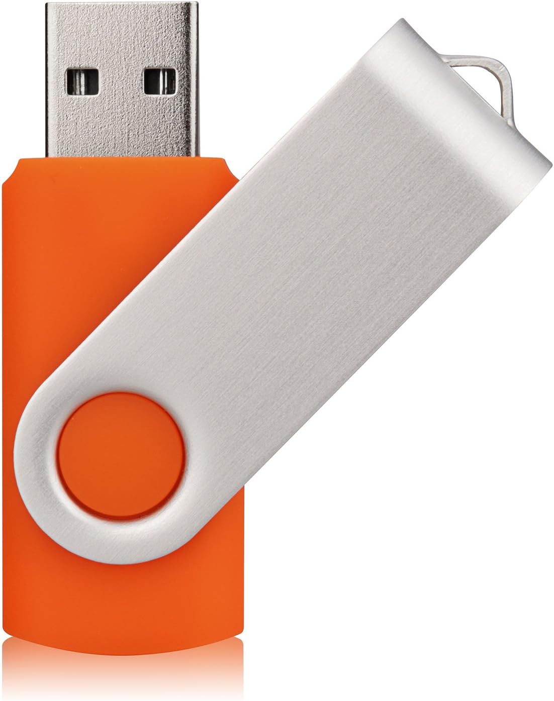 Aiibe 10 Pack 64 GB USB Flash Drives Thumb Drive Jump Drives 64GB 2.0 Flash Drive Bulk (10 Mixed Colors: Black Blue Red Green Orange White Yellow Pink Purple Silver)