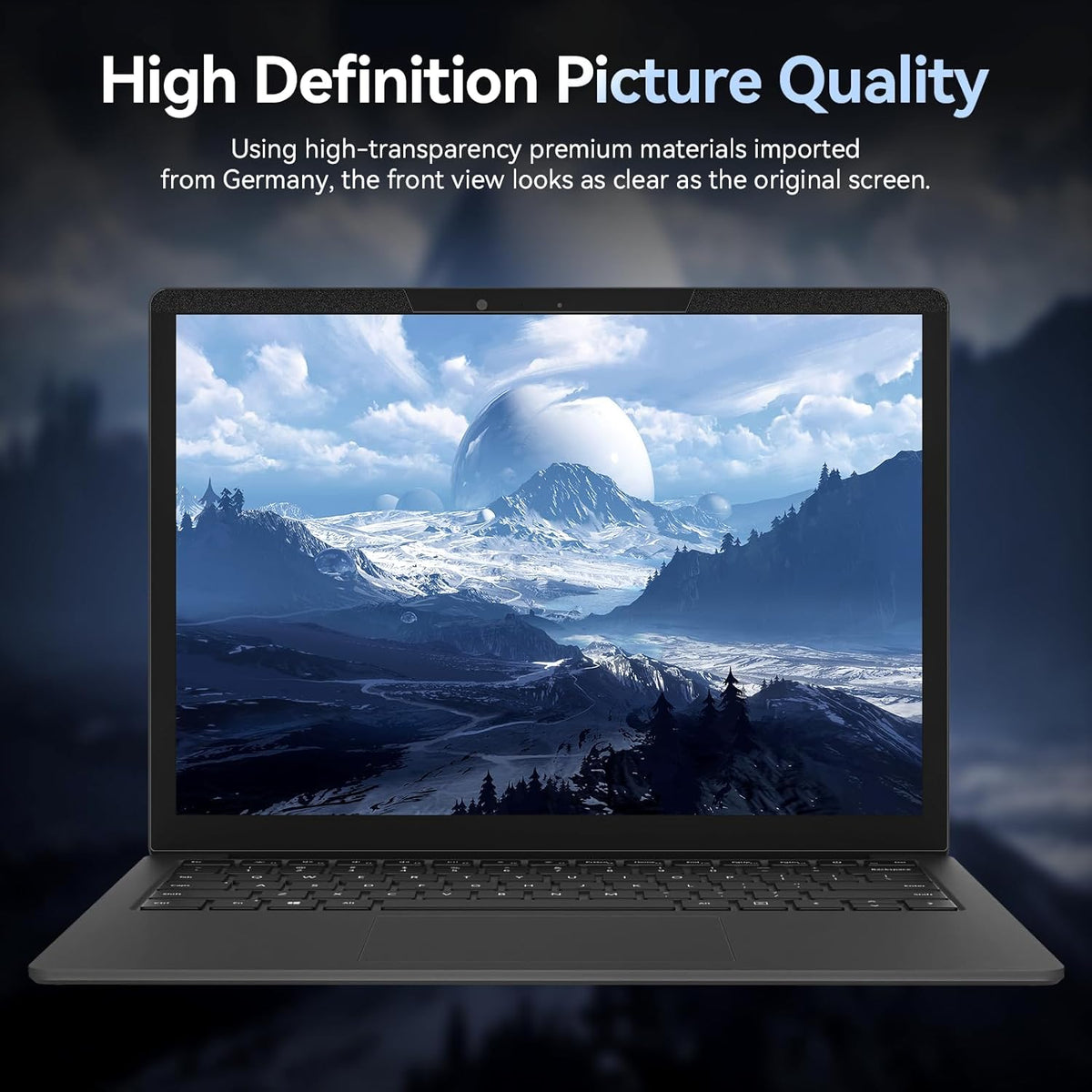 Magnetic 13.3 Inch Laptop Privacy Screen for 16:10 Computer Monitor, Removable Anti Glare Blue Light Filter Protector, 13 In Privacy Shield Compatible with Lenovo Hp Dell Acer Asus Thinkpad Envy Xps