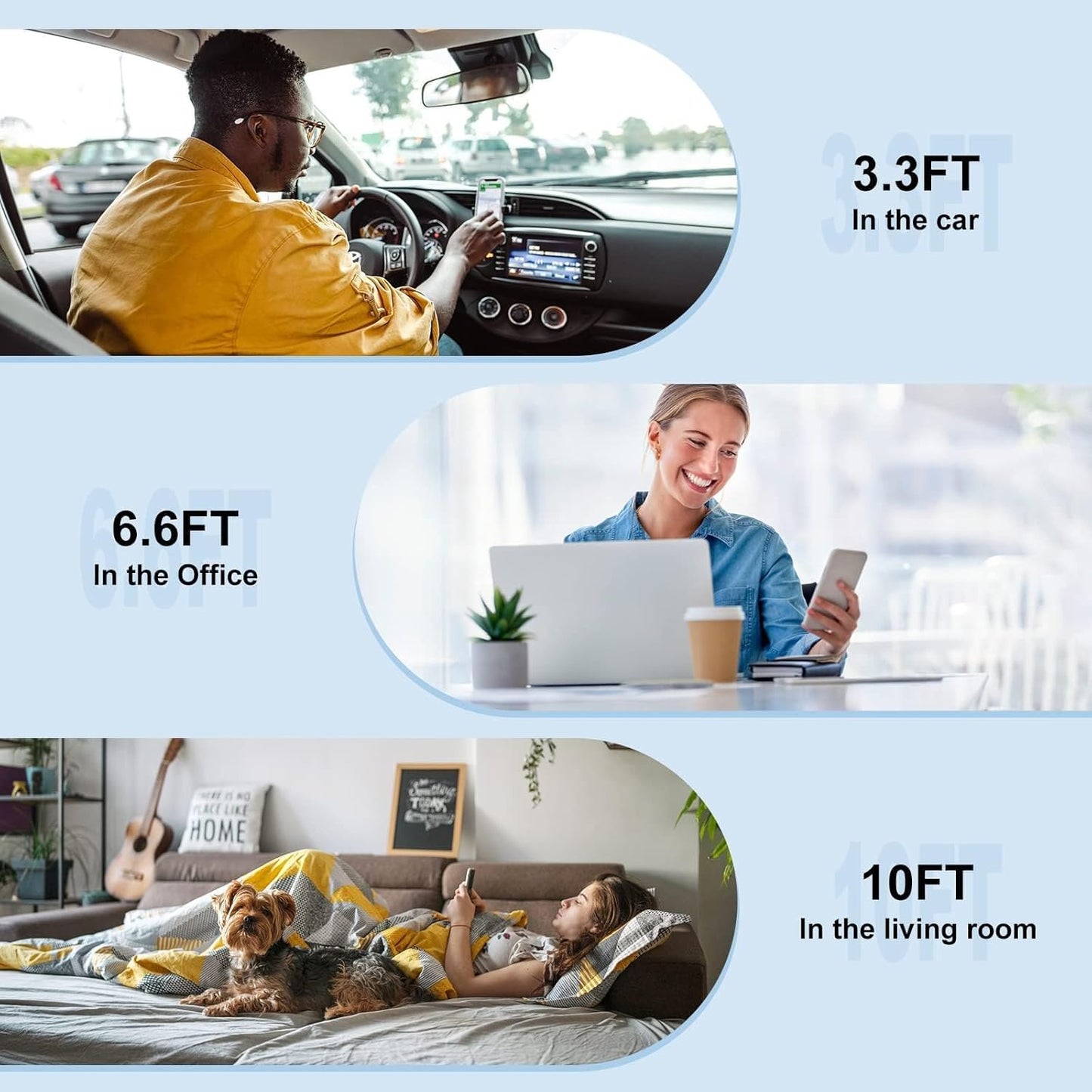 3-Pack Black [3.3FT+6.6FT+10FT] 60W USB C to USB C Cable, Type C Fast Charging Cable for iPhone 16 15 Pro Plus Pro Max，for Galaxy S24 S23, for iPad Pro/Air, for MacBook Pro/Air and More