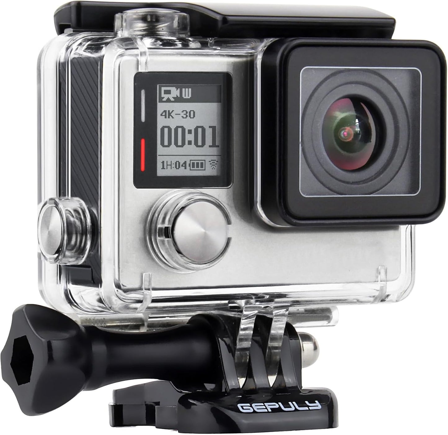 Waterproof Housing Case for GoPro Hero 4 Black, Hero 4 Silver, Hero 3+, Hero 3 Underwater Photography - Waterproof Up to 131 ft (40M) - with Quick Release Mount, Thumb Screw