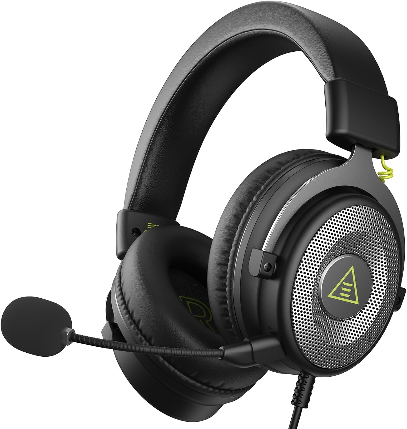 EKSA E900 Headset with Microphone for PC, PS4,PS5, Xbox - Detachable Noise Canceling Mic, 3D Surround Sound, Wired Headphone for Gaming, Computer, Laptop, 3.5MM Jack