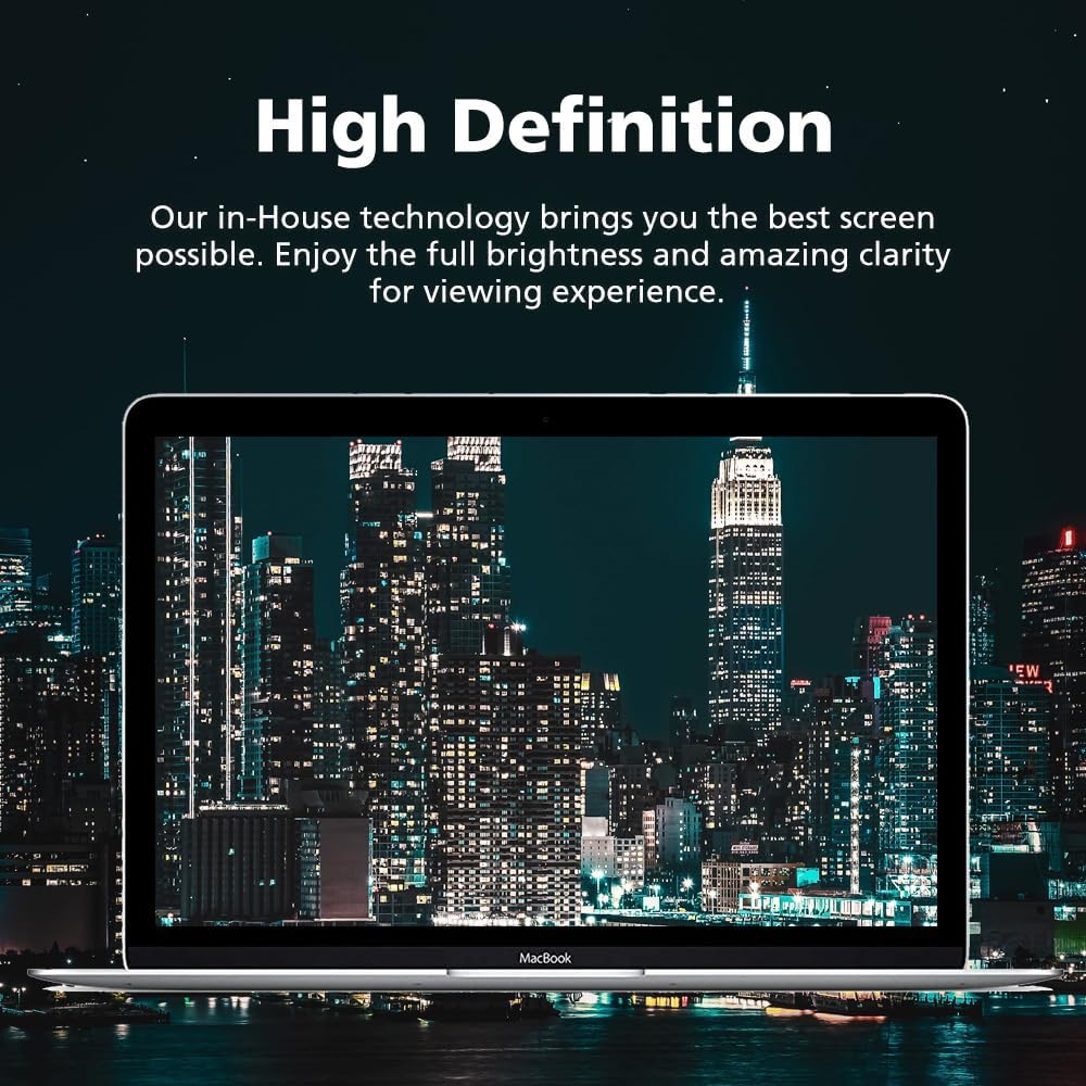 Anti Blue Light Matte Screen Protector for MacBook Air 13.3" (2018-2021 M1 | Anti-Glare | Reducing Eye Fatigue with Blue Light Blocking Filter