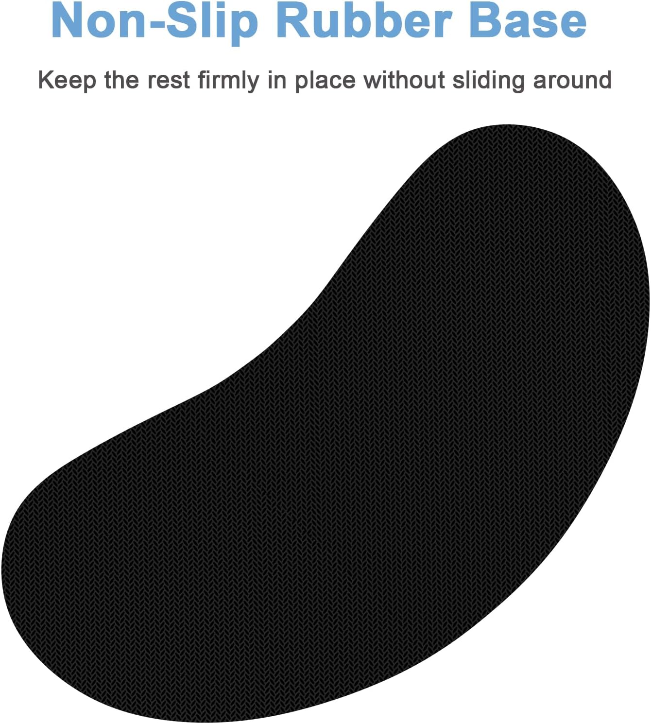 Dapesuom Mouse Wrist Rest, Ergonomic Memory Foam Mouse Wrist for Computer Desk Mats Support, Hand Rest Pad Cushion for Gaming, Office, Laptop, Men, Women, Pain Relief & Easy Typing, Forest Green