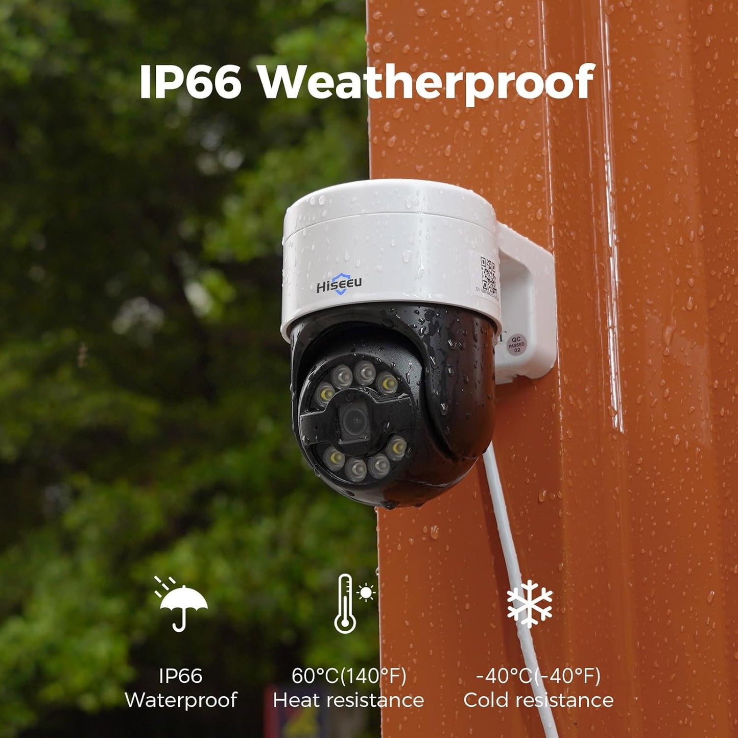 【12’’ Monitor + Human Tracking】Hiseeu 4K PoE Security Camera System, 6Pcs 5MP PoE PTZ Security Cameras, All-in-One Monitor, 2-Way Audio, Remote Access, 8MP 16 Channel P oE NVR, Home CCTV Surveillance