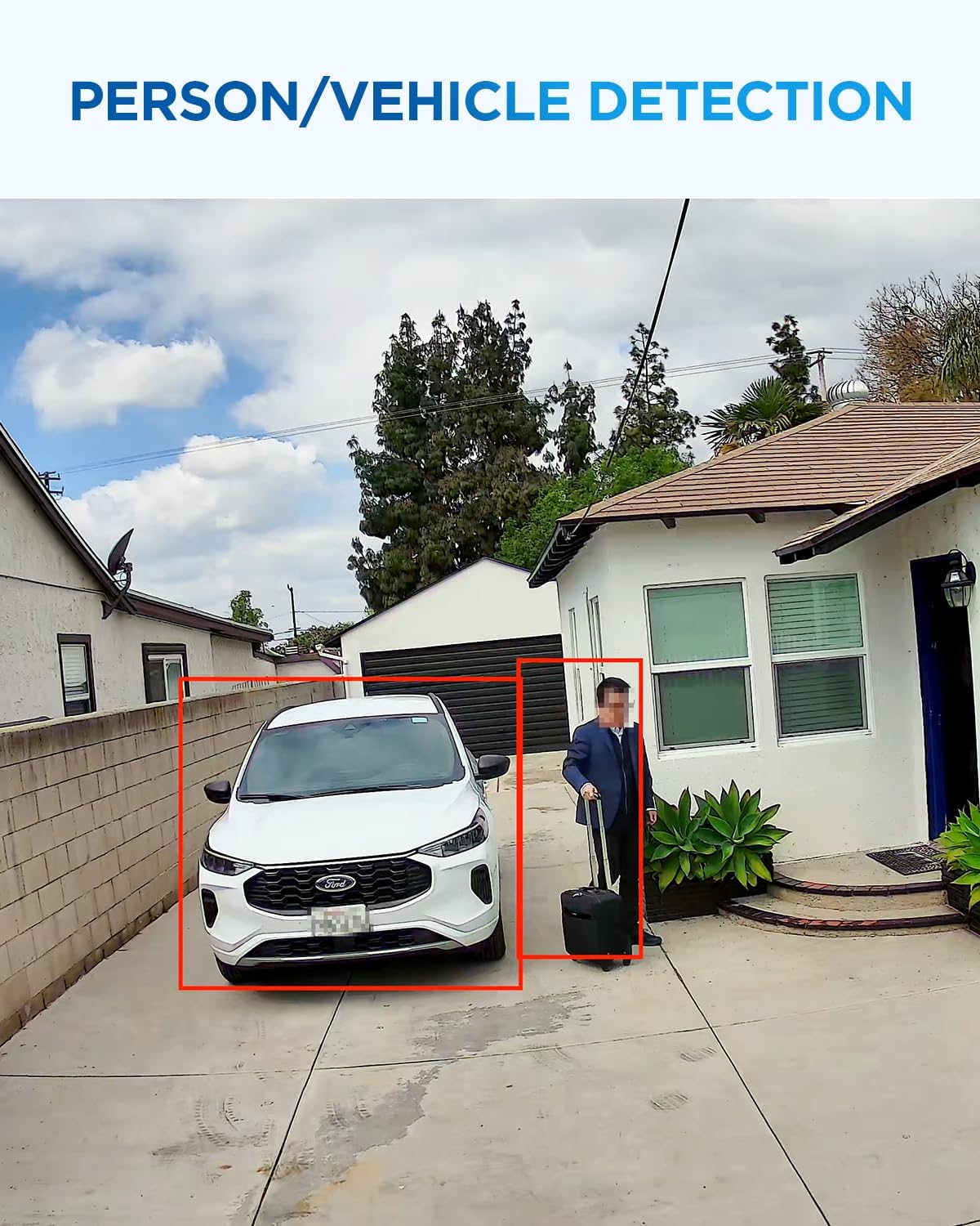 4COVR 4K PoE Security Camera System & AI Human Vehicle Detection, 8 CH 8MP NVR 2TB HDD, 6Pcs 8MP Wired Commercial Bullet IP Camera IP67 Night Vision, 24/7 Home Surveillance Outdoor, LY37EB8M0806
