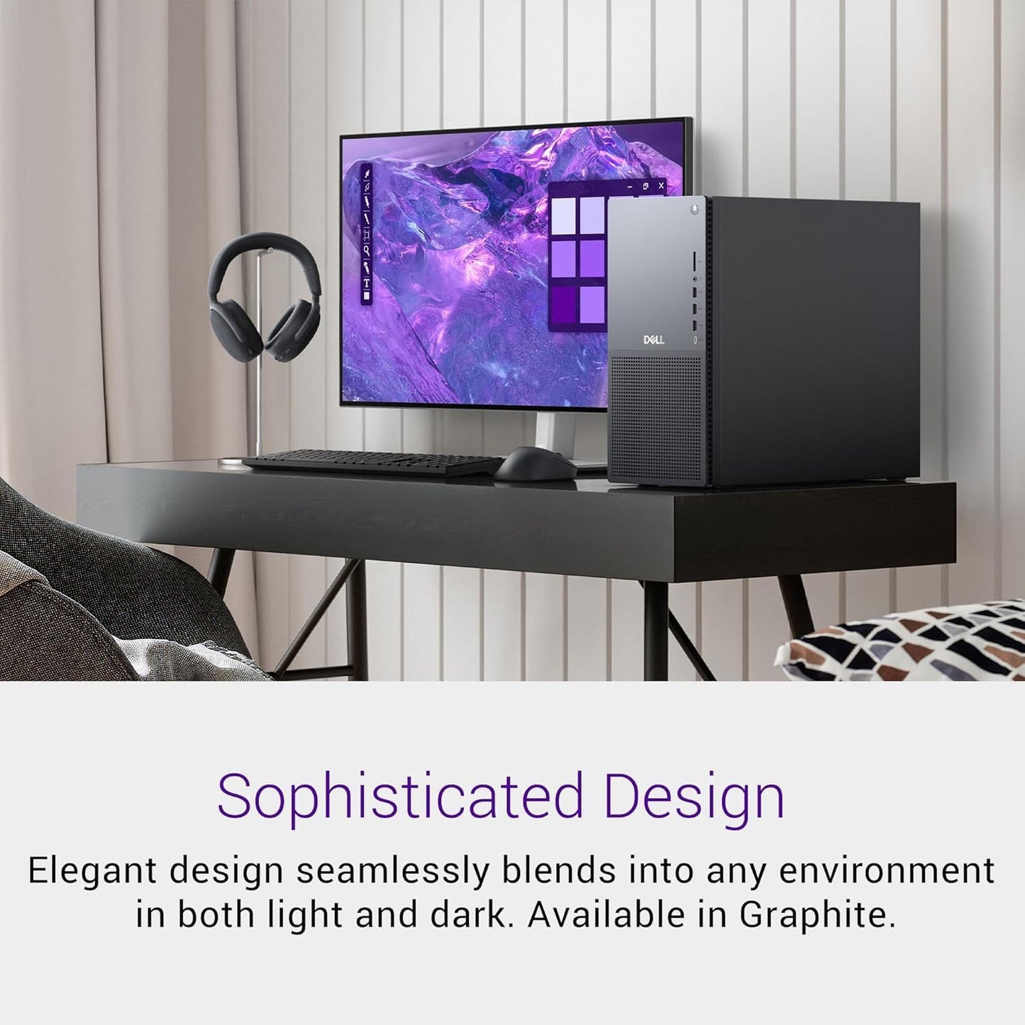Dell Tower Plus EBT2250 Desktop Computer - Series 2 Intel Core Ultra 9 285 24-Core Processor up to 5.6 GHz, 32GB DDR5 RAM, 8TB SSD, Intel UHD Graphics 770, Windows 11 Home, Graphite - EBT 2250