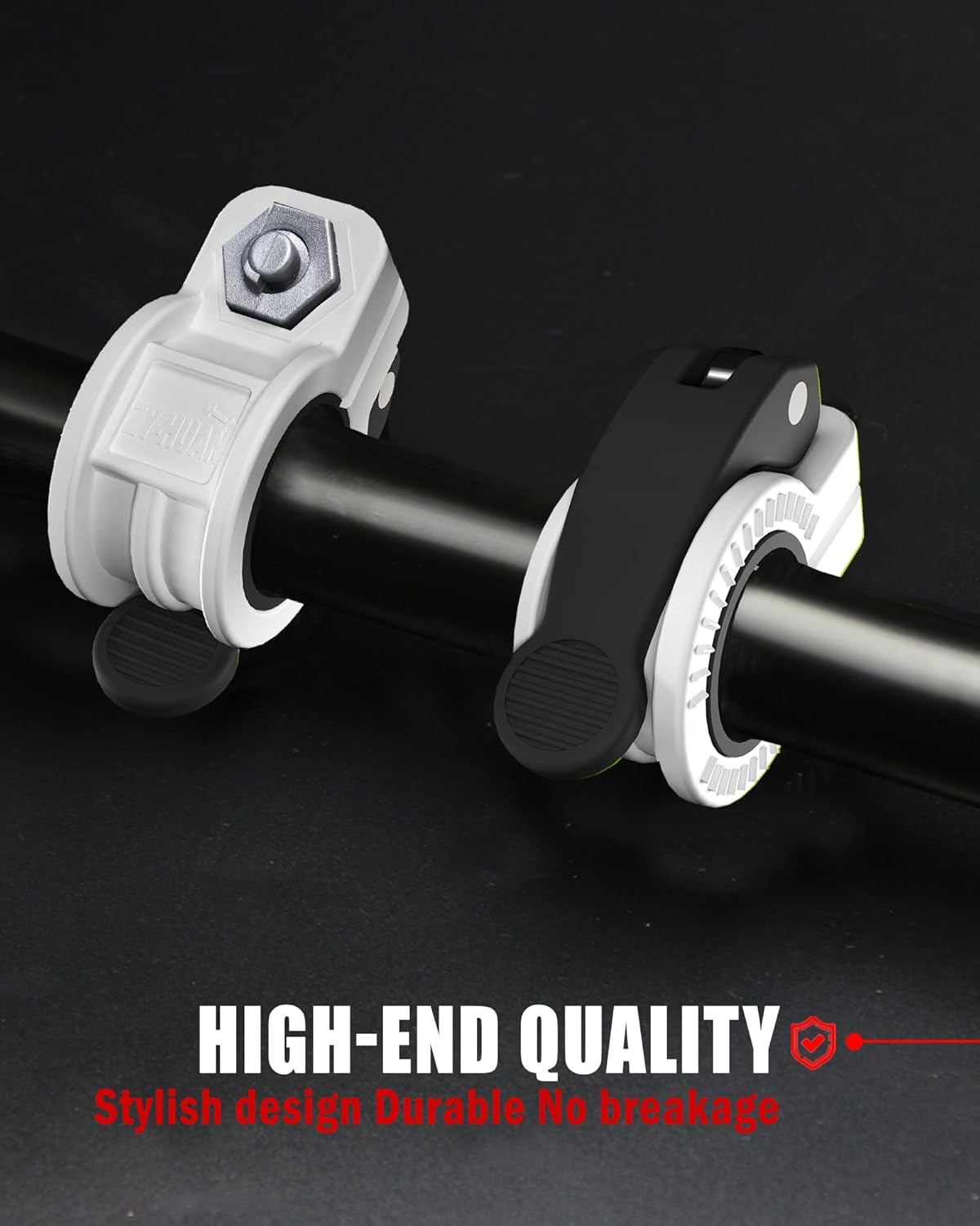 Mini Barbell Clips 1 inch I Multi-Size Adjustable Barbell Collar I 1 inch Barbell ClampsIQuick Release Weight Clips Pair of Locking for Dumbbell Bar