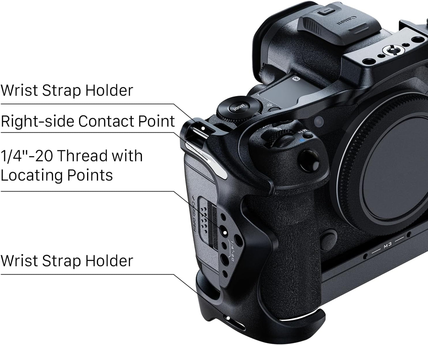 Tilta Full Camera Cage with Cooling System Compatible with Canon R5 Mark II - Black