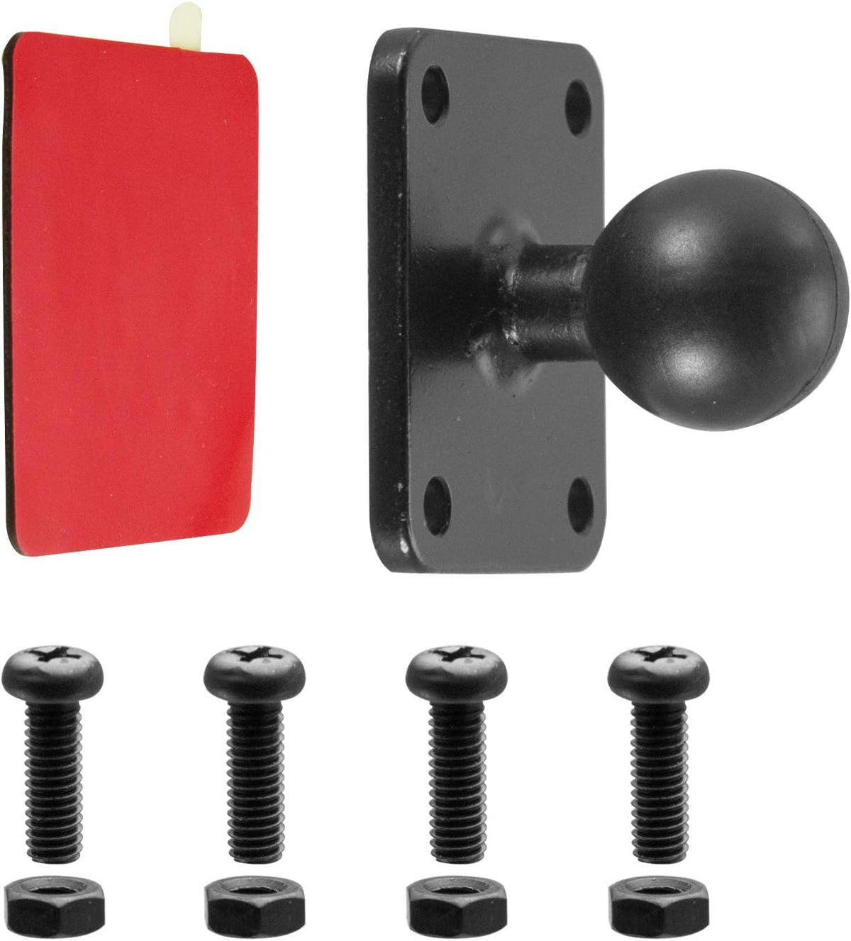 iBOLT 25mm / 1 inch Metal AMPS Adapter Plate for Industry Standard Dual Ball Socket mounting arms